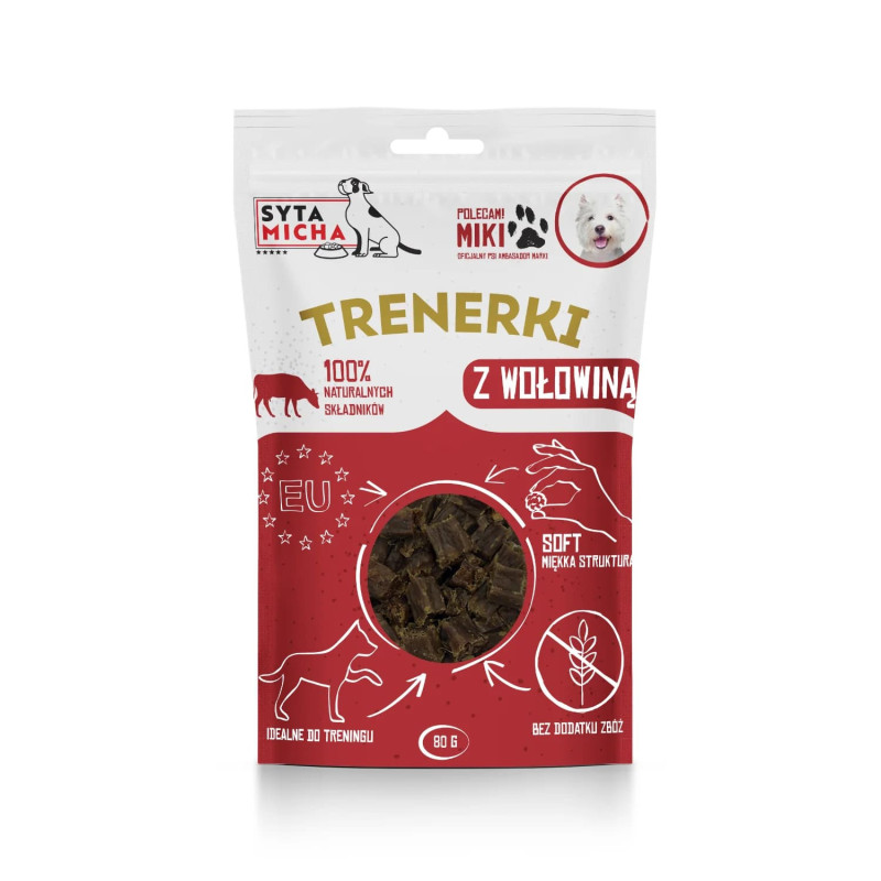 Dog Treats Syta Micha TRENERKI with Beef 80g