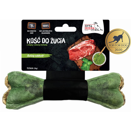 Przysmaki Syta Micha Kość do żucia dla psa Świeży Oddech 13,5 cm