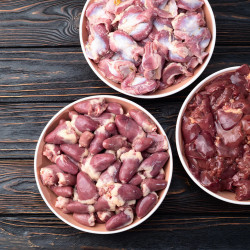 Dry Cat Food Dr.Malou Freeze-Dried Complete Chicken with Chicken Hearts 1kg Adult Cats