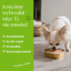 Karma mokra dla psa Dr Malou Zupka Kaczka z brokułem pełnoporcjowa