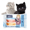Karma mokra dla kociąt Animal Island 4×85 g Indyk/Królik Indyk/Cielęcina
