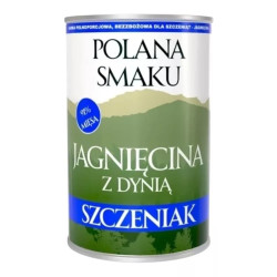Karma mokra dla psa Polana Smaku SZCZENIAK Jagnięcina z dynią 400g