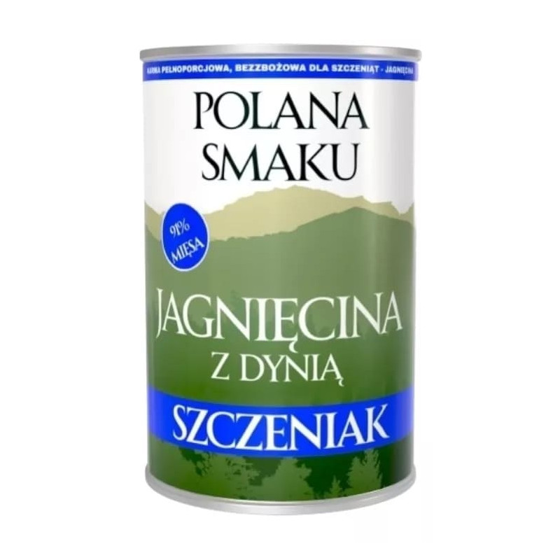 Karma mokra dla psa Polana Smaku SZCZENIAK Jagnięcina z dynią 400g