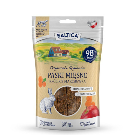 Meat Dog Treats Baltica Rabbit with Carrot 90g