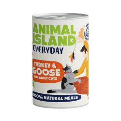 Wet Cat Food Animal Island Everyday Turkey/Goose 400g