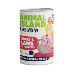 Wet Cat Food Animal Island Everyday Turkey/Lamb 400g