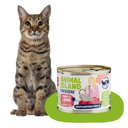 Wet Cat Food Animal Island Everyday Cat Turkey/Lamb 200G