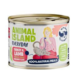 Wet Cat Food Animal Island Everyday Cat Turkey/Lamb 200G