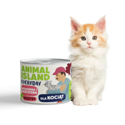 Wet Food for Kittens Animal Island Everyday Beef and Venison 185g