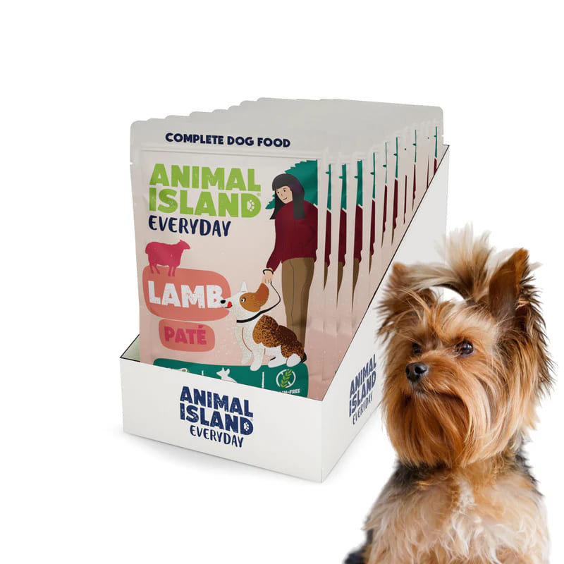 Wet Dog Food Animal Island Everyday Lamb Pate 10x150g