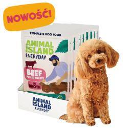 Karma dla psa Animal Island Saszetki Wołowina 10 x 150 g Rosół