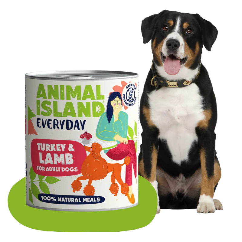Karma mokra dla psa Animal Island Everyday Indyk Jagnięcina 800g
