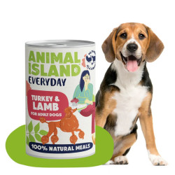 Karma mokra dla psa Animal Island Everyday Indyk Jagnięcina 400g