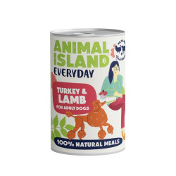 Karma mokra dla psa Animal Island Everyday Indyk Jagnięcina 400g