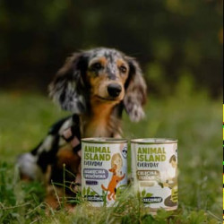 Karma dla szczeniąt Animal Island Everyday z cielęciny i królika 400g