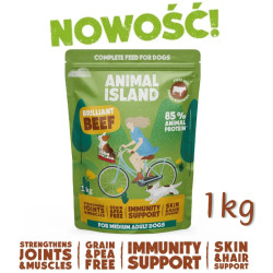 Dry Dog Food Animal Island Beef 1kg