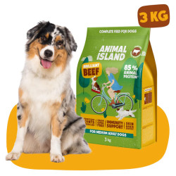 Karma sucha dla psa Animal Island Wołowina 3 kg
