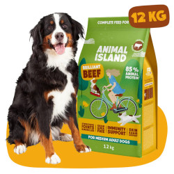 Karma sucha dla psa Animal Island Wołowina 12kg