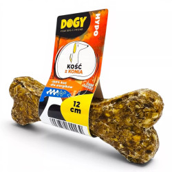 Przysmaki dla psa DOGY HYPO Kość z Koniny 12cm 12 szt.