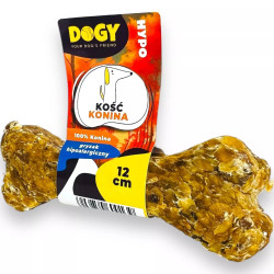 Przysmaki dla psa DOGY HYPO Kość z Koniny 12cm 12 szt.