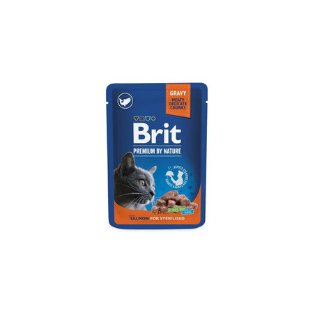 Brit Premium Łosoś dla kotów sterylizowanych 100 g – mokra karma dla kota | Pupilowa Kraina