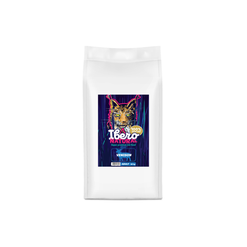 Dry cat food Ibero Grain Free Venison 10kg