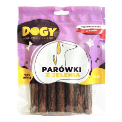 Przysmaki dla psa DOGY Parówki z jelenia 7 szt.