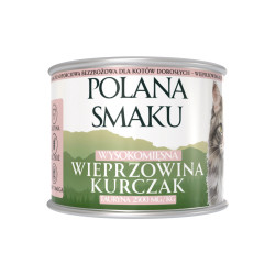Karma mokra dla kota Polana Smaku Wieprzowina i kurczak 200g