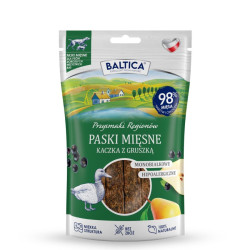 Meaty Dog Treat Strips Baltica Duck with Pear 90g