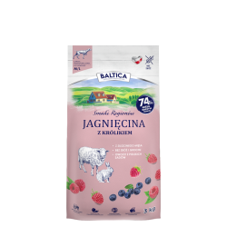 Karma sucha dla psa Baltica Smaki Regionów Adult Jagnięcina z królikiem M/L 3kg