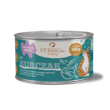 Wet Cat Food PERRO CATERING Chicken 185g