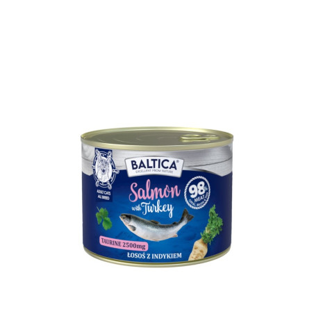 Karma mokra dla kota Exellent Salmon with Turkey 185g