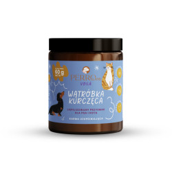 Przysmaki dla psa i kota PERRO Voila Wątróbka kurczęca 60g