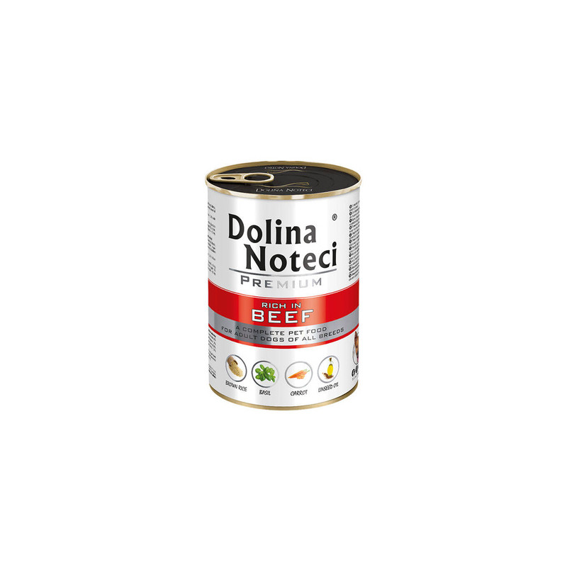 Karma mokra dla psa Dolina Noteci Premium Wołowina 400 g