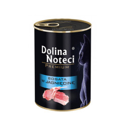 Karma mokra dla kota Dolina Noteci Premium Bogata w jagnięcinę 400 g