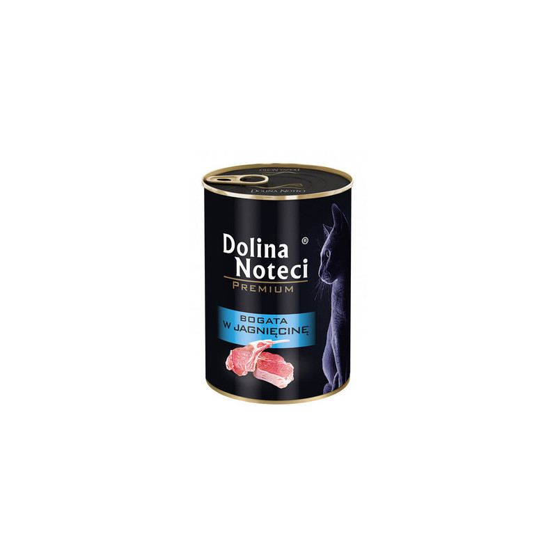 Karma mokra dla kota Dolina Noteci Premium Bogata w jagnięcinę 400 g