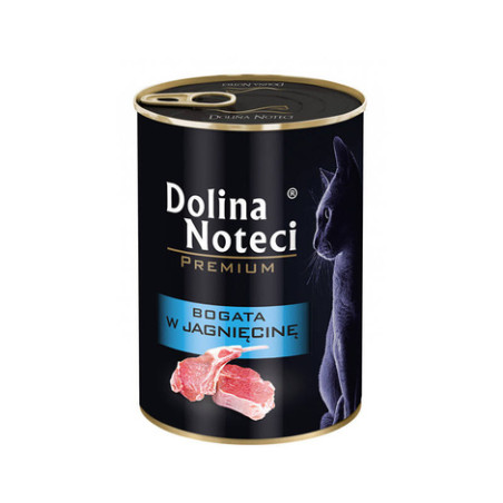 Karma mokra dla kota Dolina Noteci Premium Bogata w jagnięcinę 400 g