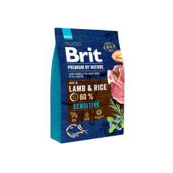 Karma sucha dla psa Brit Premium By Nature Sensitive Jagnięcina 3 kg