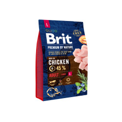 Karma sucha dla psa Brit Premium by Nature Adult L 3 kg