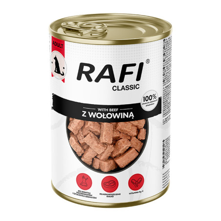 Karma mokra dla psa Rafi Dog Wołowina 1240 g