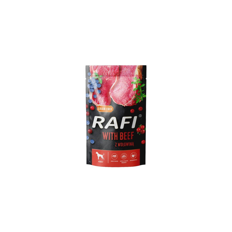 Karma mokra dla psa Rafi Dog Wołowina 500 g