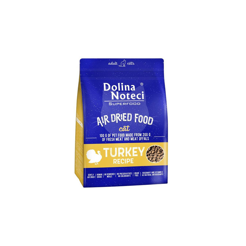 Dry Cat Food Dolina Noteci Superfood Feline Turkey 1 kg