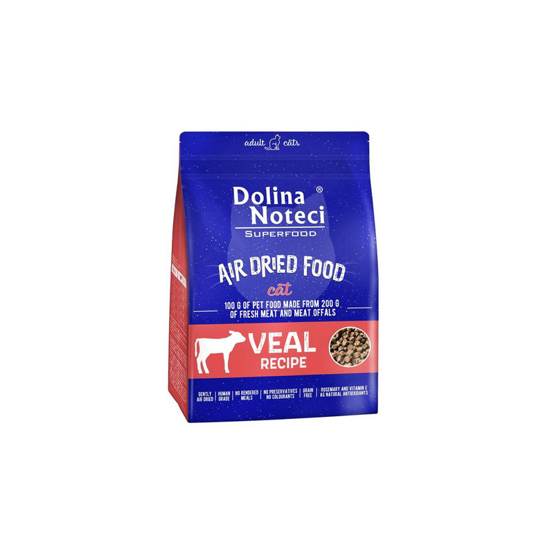 Karma sucha dla kota Dolina Noteci Superfood Feline z cielęciną 1 kg
