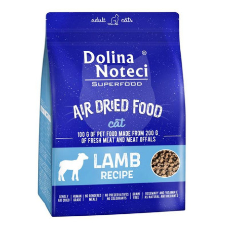 Dry Cat Food Dolina Noteci Superfood Feline with Lamb 1 kg