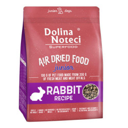 Karma sucha dla psa Dolina Noteci Superfood Junior z królikiem 1 kg