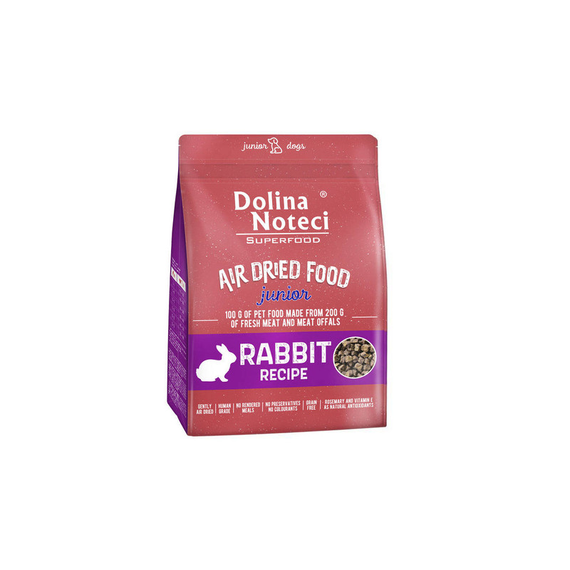 Karma sucha dla psa Dolina Noteci Superfood Junior z królikiem 1 kg