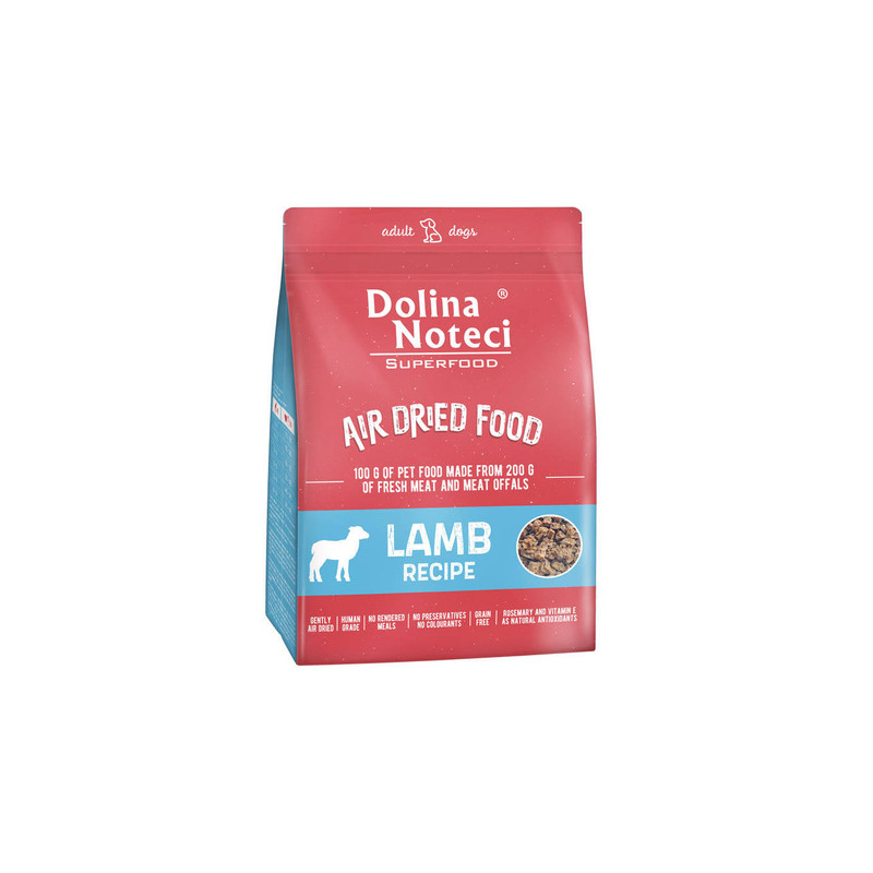 Karma sucha dla psa Dolina Noteci Superfood z jagnięciną 1 kg