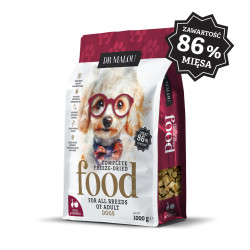 Karma pełnoporcjowa dla psa Kaczka z dynią 1000g Adult Dog liofilizowana