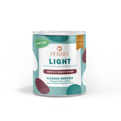 Wet Dog Food PERRO LIGHT Turkey with Vegetables for Adult Dogs 400g