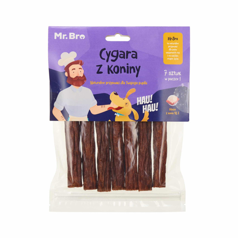 Przysmaki dla psa Mr. Bro Cygara z koniny 7 szt.
